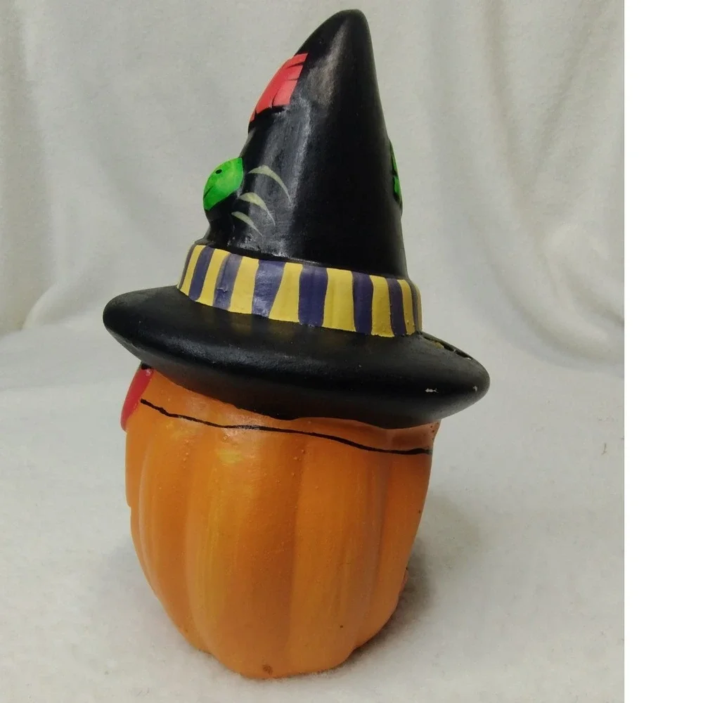 Halloween Pumpkin Witch Hat Light Up Decor‎ Spain's Inc Vintage Decoration